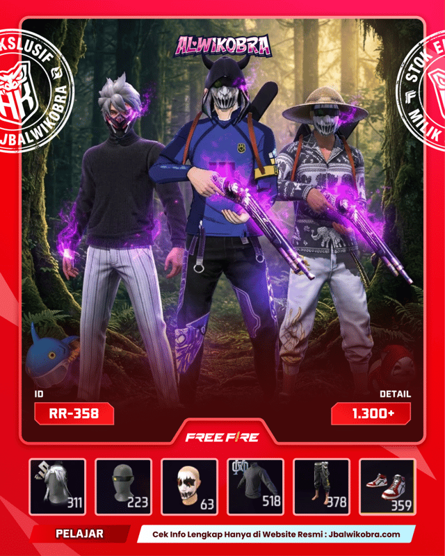 FREE FIRE RR358 — Free Fire — Pelajar