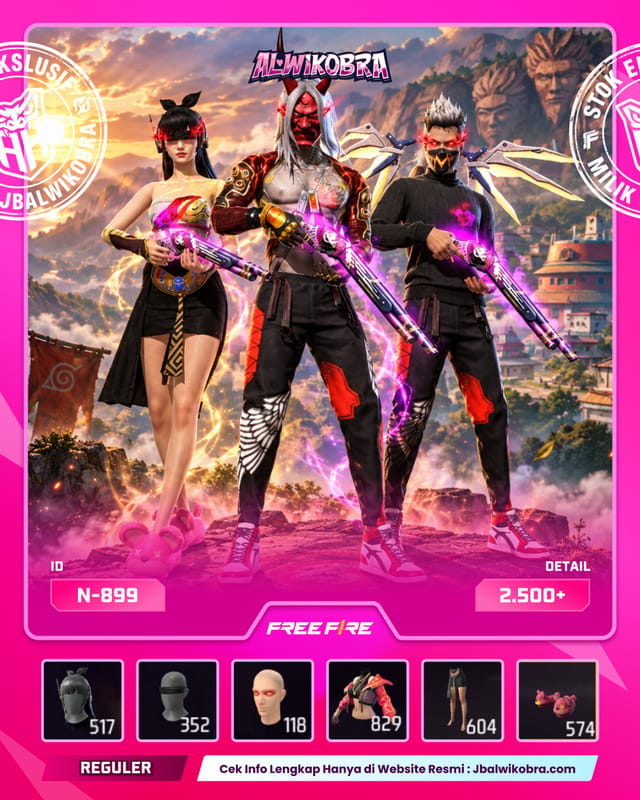 FREE FIRE N899 — Free Fire — Reguler