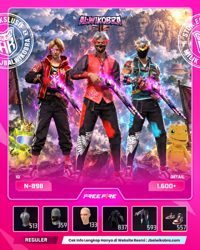 FREE FIRE N898 — Free Fire — Pelajar