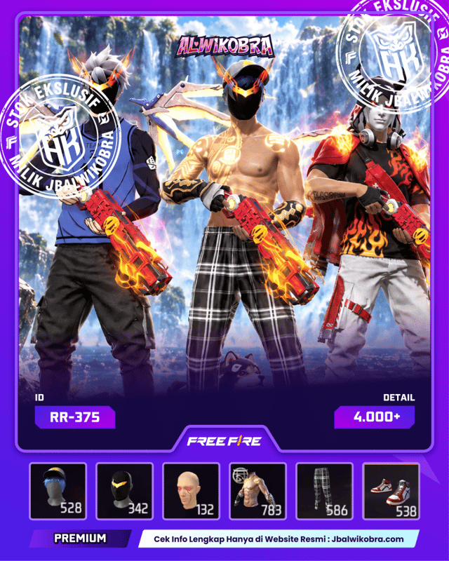 FREE FIRE RR375 — Free Fire — Reguler
