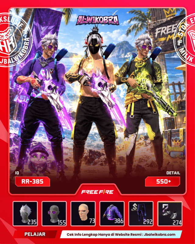 FREE FIRE RR385 — Free Fire — Pelajar