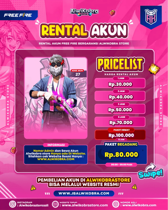 FREE FIRE RENTAL 27 — Free Fire — Premium