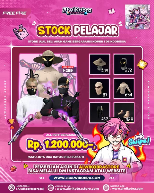 FREE FIRE 289 I