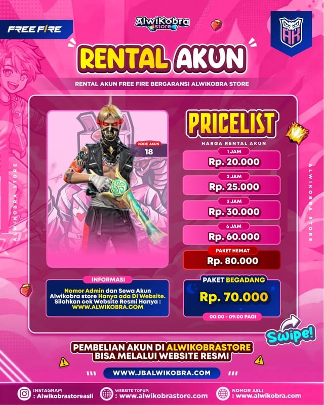 FREE FIRE RENTAL 18