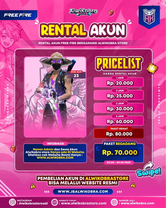 FREE FIRE RENTAL 23