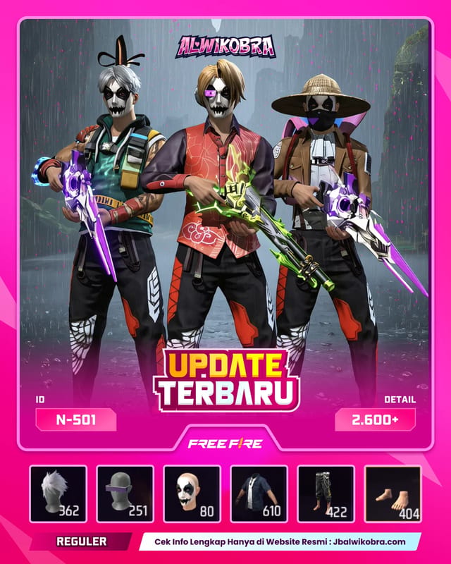 FREE FIRE N501 — Free Fire — Reguler