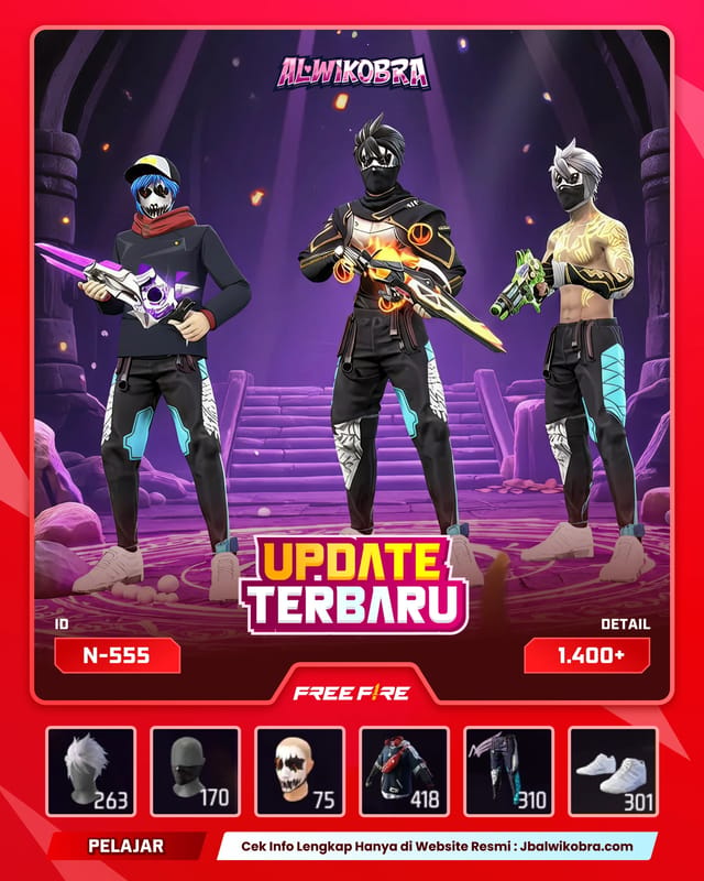 FREE FIRE N555 — Free Fire — Pelajar