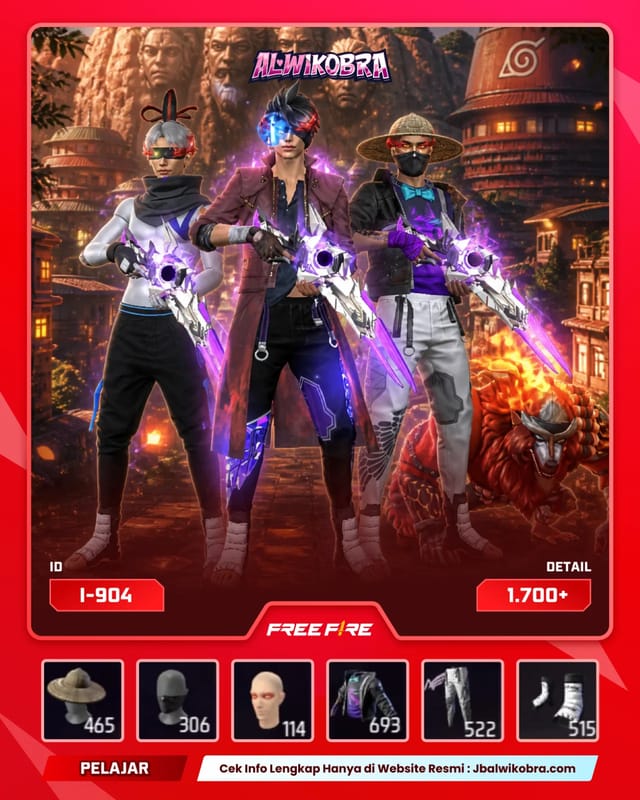 FREE FIRE 904 I — Free Fire — Pelajar