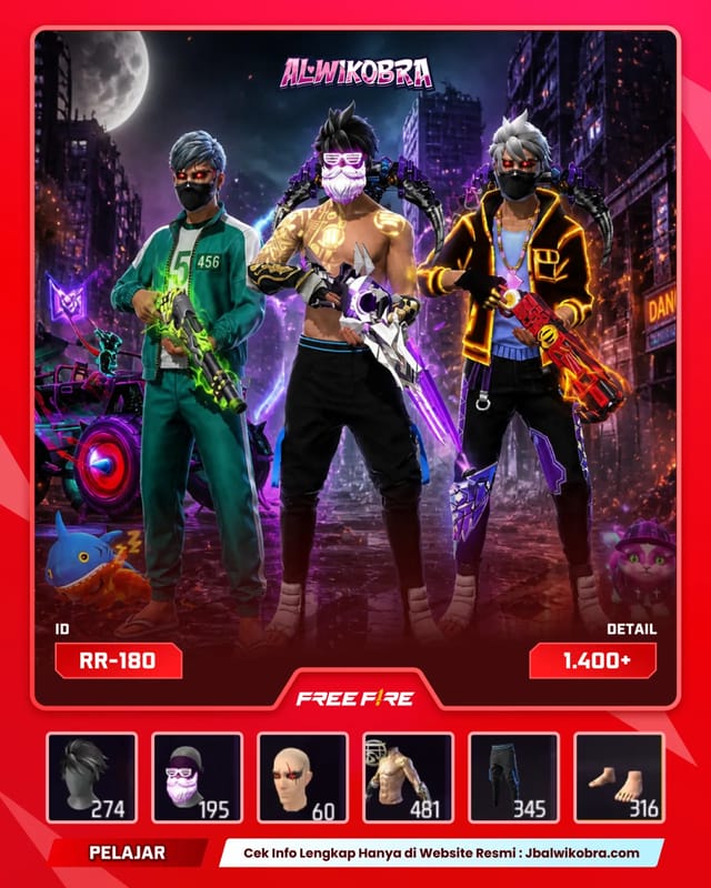 FREE FIRE RR180 — Free Fire — Pelajar