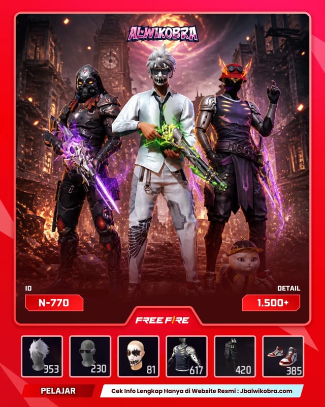 FREE FIRE N770 — Free Fire — Reguler