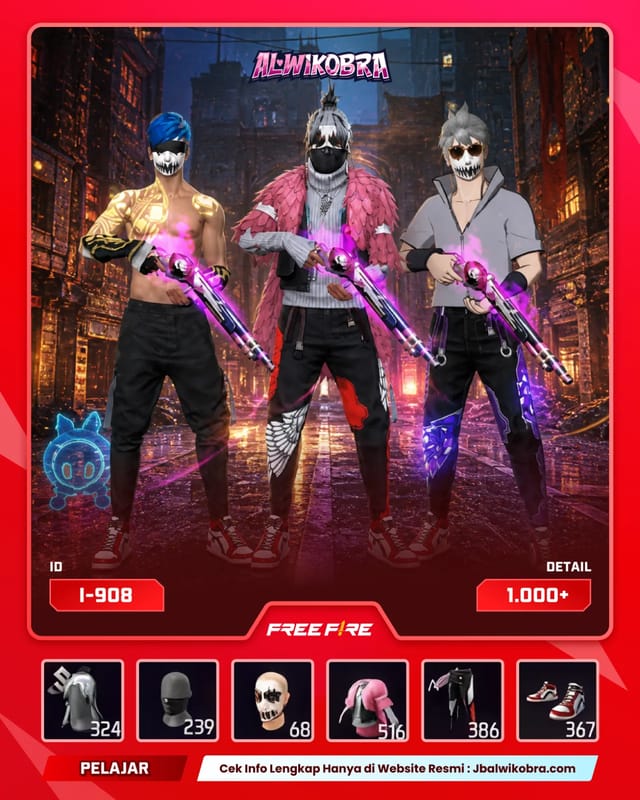 FREE FIRE 908 I — Free Fire — Pelajar