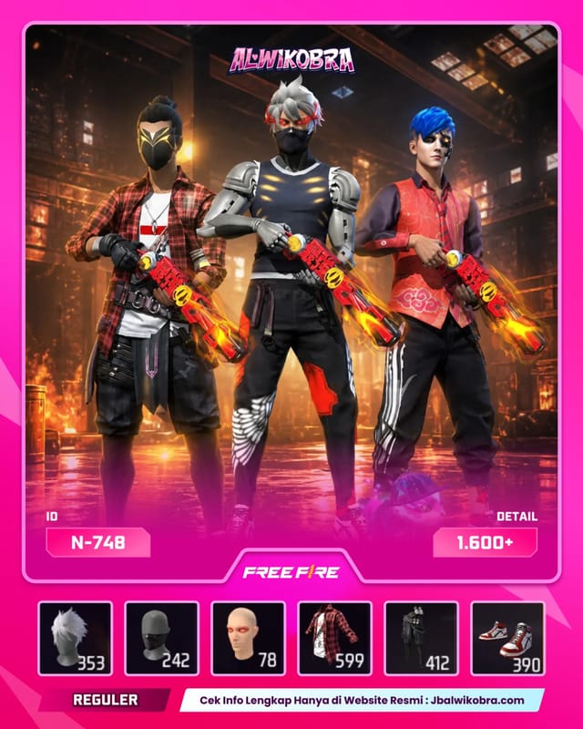 FREE FIRE N748 — Free Fire — Reguler