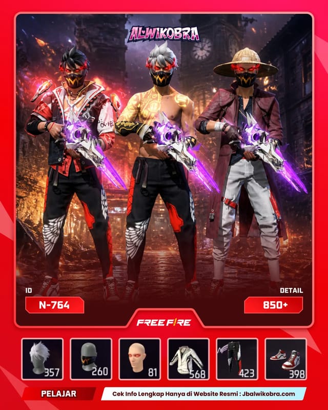 FREE FIRE N764 — Free Fire — Pelajar