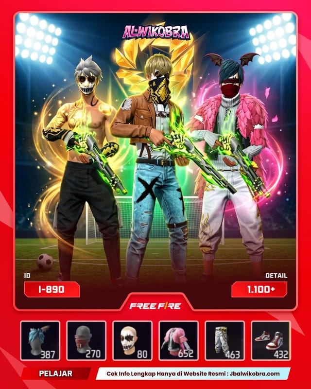 FREE FIRE 890 I — Free Fire — Pelajar