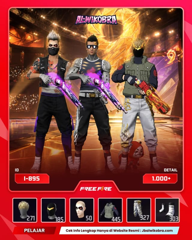 FREE FIRE 895 I — Free Fire — Pelajar