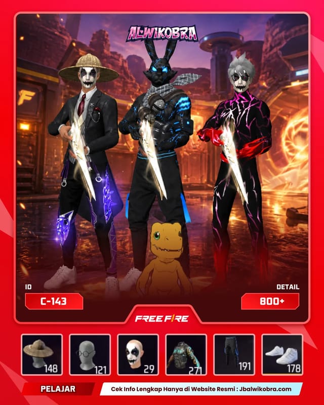 FREE FIRE C143 — Free Fire — Pelajar