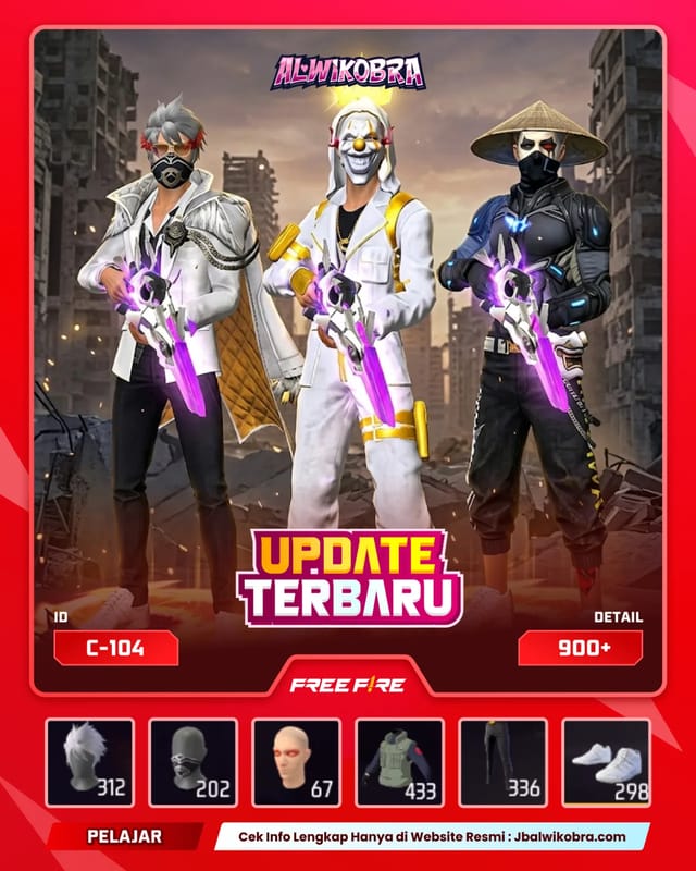 FREE FIRE C104 — Free Fire — Reguler