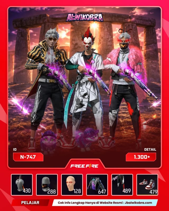 FREE FIRE N747 — Free Fire — Pelajar