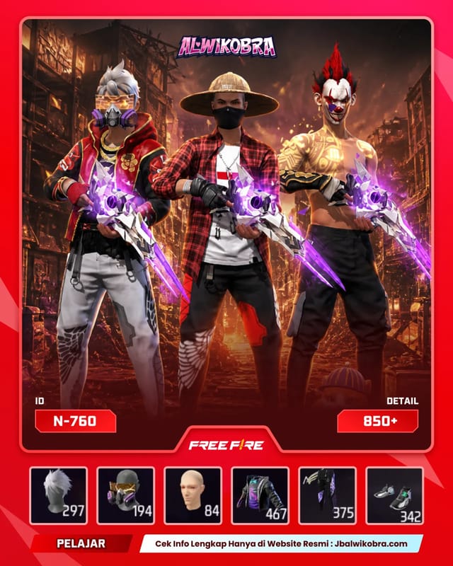 FREE FIRE N760 — Free Fire — Pelajar