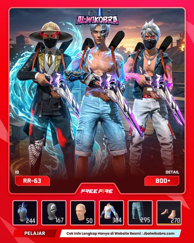 FREE FIRE RR63 — Free Fire — Pelajar