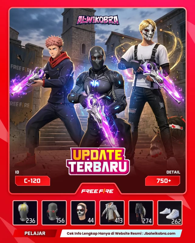 FREE FIRE C120 — Free Fire — Pelajar