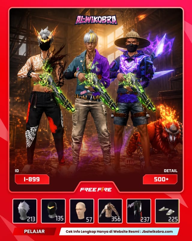 FREE FIRE 899 I — Free Fire — Pelajar