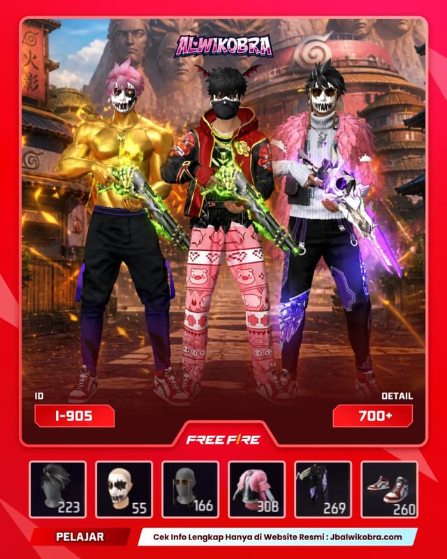 FREE FIRE 905 I — Free Fire — Pelajar