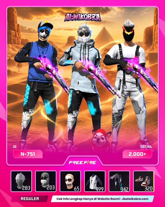 FREE FIRE N751 — Free Fire — Reguler