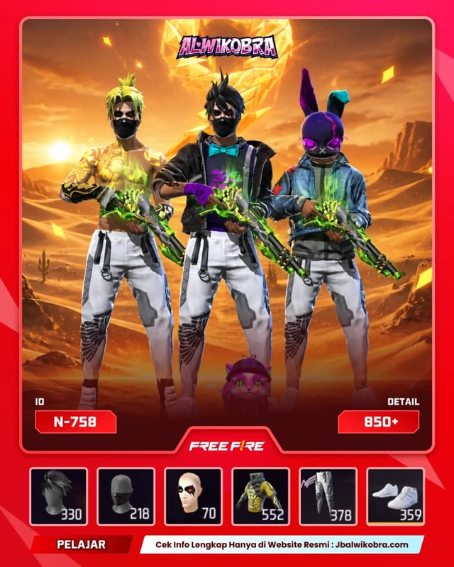 FREE FIRE N758 — Free Fire — Pelajar