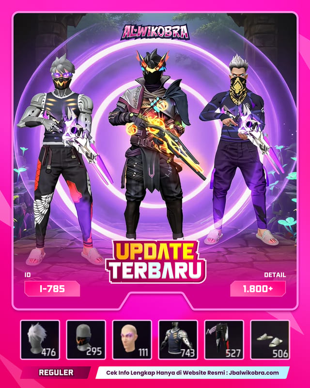 FREE FIRE 785 I — Free Fire — Reguler