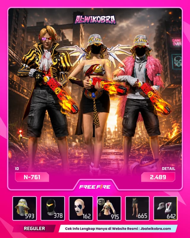 FREE FIRE N761 — Free Fire — Reguler