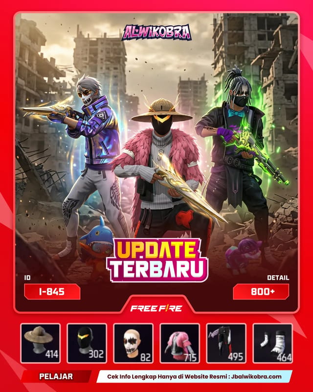 FREE FIRE 845 I