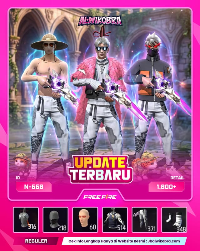FREE FIRE N668 — Free Fire — Reguler