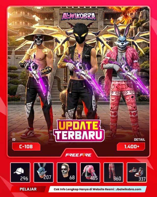 FREE FIRE C108 — Free Fire — Pelajar