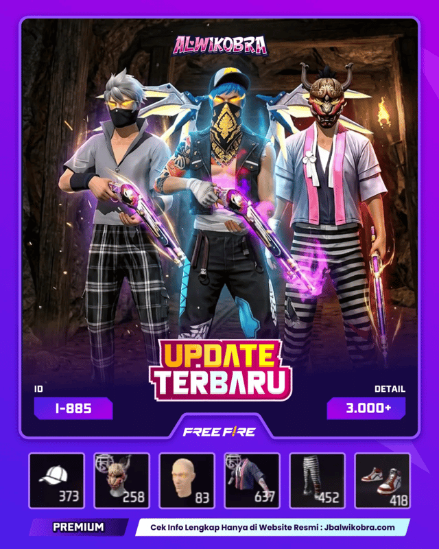 FREE FIRE 885 I — Free Fire — Reguler