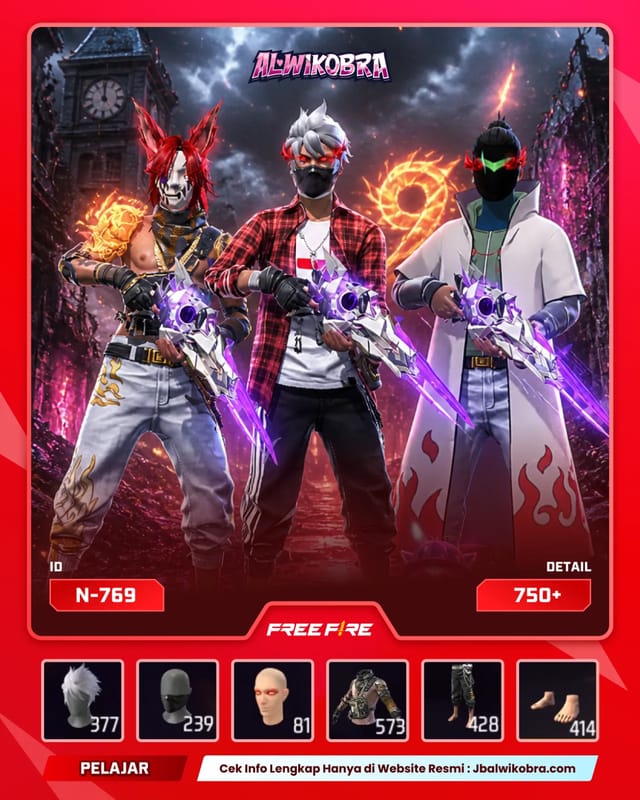 FREE FIRE N769 — Free Fire — Pelajar