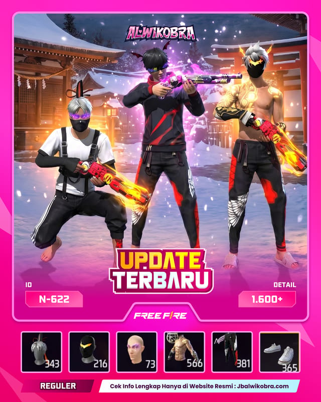 FREE FIRE N622 — Free Fire — Reguler