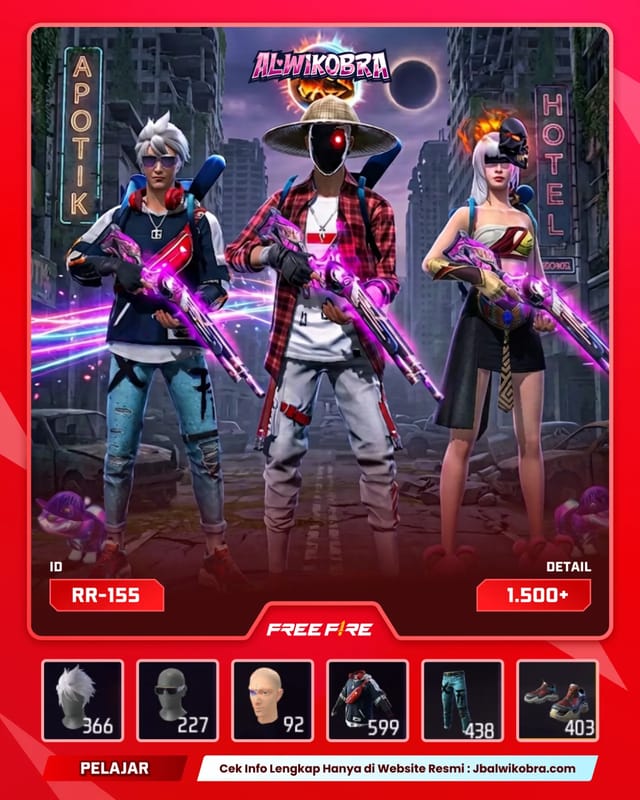 FREE FIRE RR155 — Free Fire — Pelajar