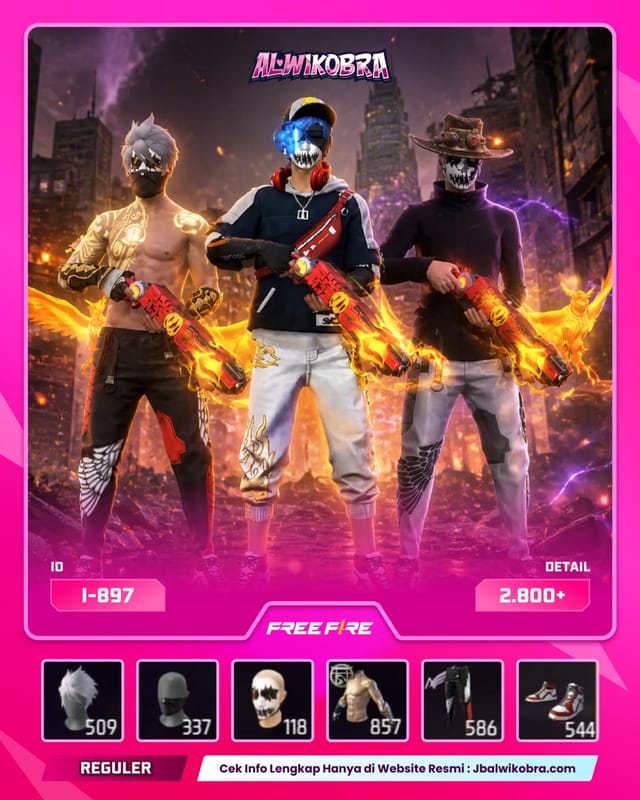 FREE FIRE 897 I — Free Fire — Reguler