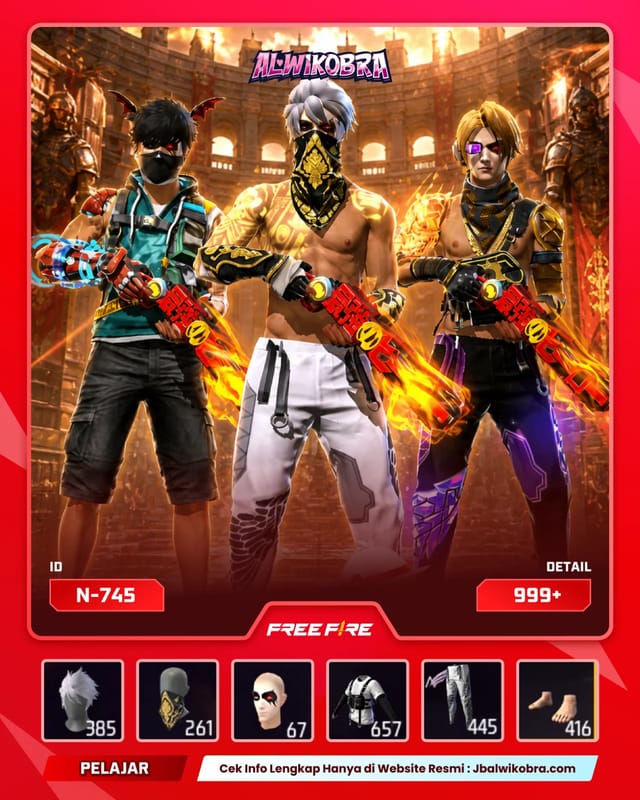 FREE FIRE N745 — Free Fire — Pelajar