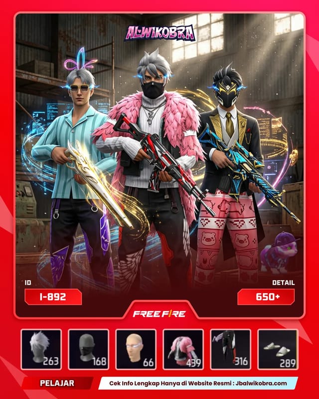 FREE FIRE 892 I — Free Fire — Pelajar