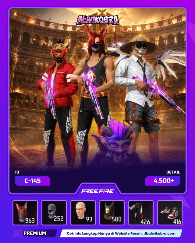 FREE FIRE C145 — Free Fire — Reguler