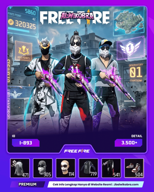 FREE FIRE 893 I — Free Fire — Reguler