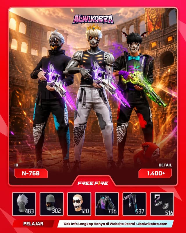 FREE FIRE N768 — Free Fire — Pelajar