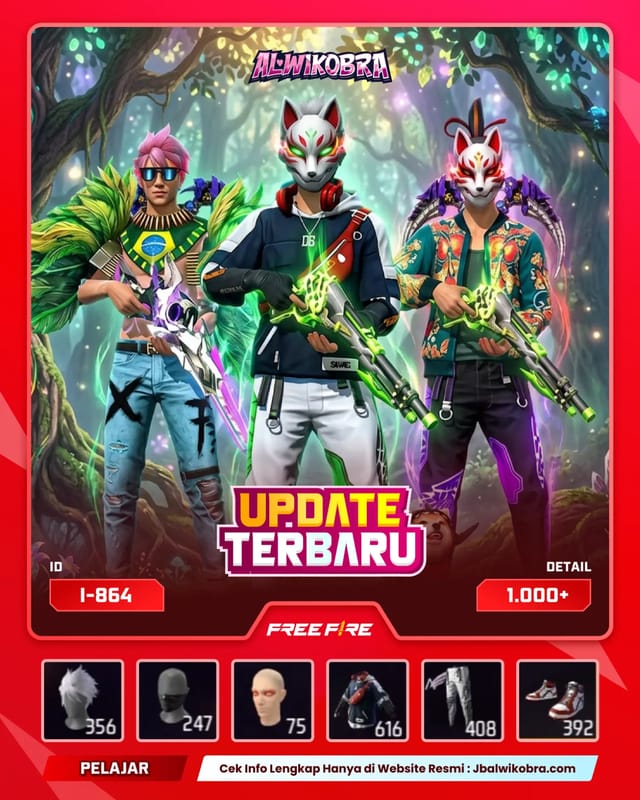 FREE FIRE 864 I — Free Fire — Pelajar