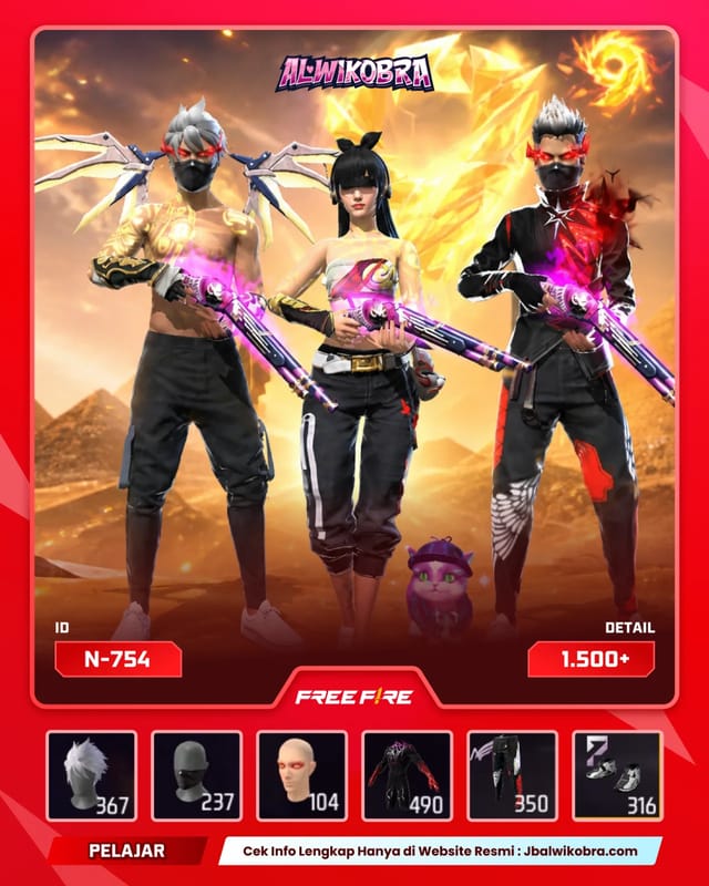 FREE FIRE N754 — Free Fire — Pelajar