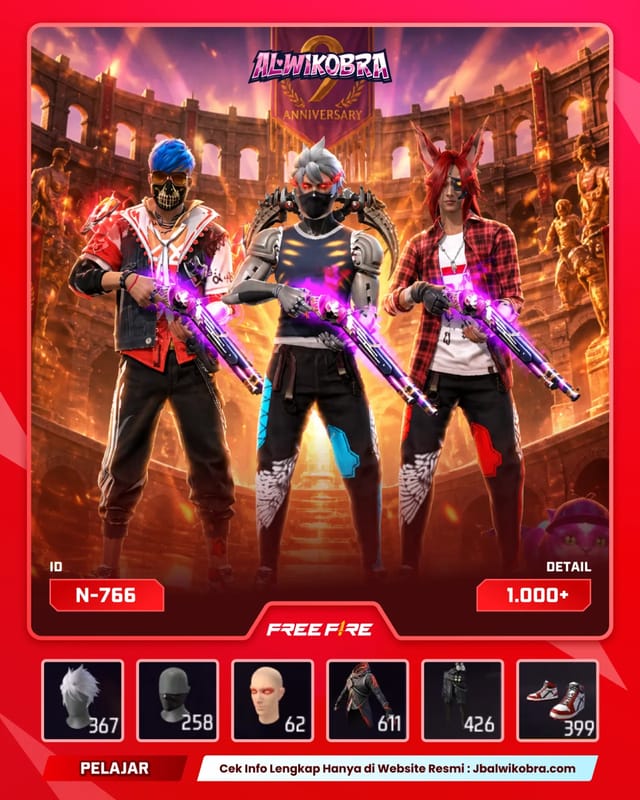 FREE FIRE N766 — Free Fire — Pelajar