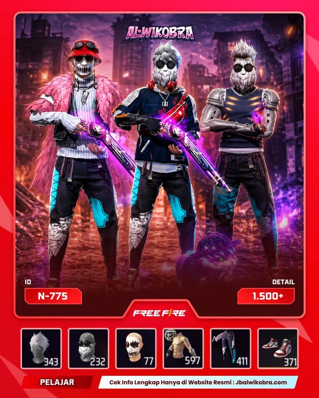 FREE FIRE N775 — Free Fire — Reguler