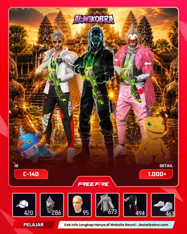 FREE FIRE C140 — Free Fire — Reguler