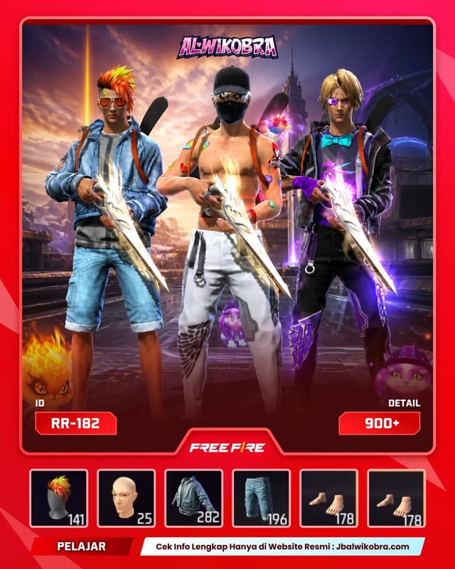 FREE FIRE RR182 — Free Fire — Pelajar